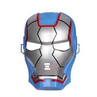 Actionhelt - Blue Iron Man Maske til Børn