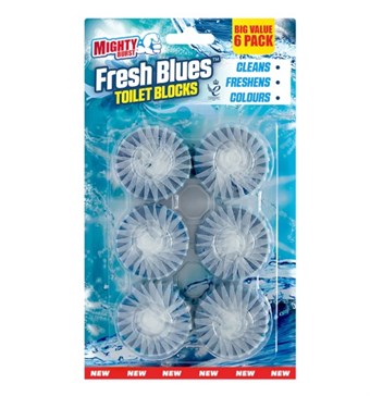 Mighty Burst Fresh Blues WC Blokke - 1 dobbeltpakke