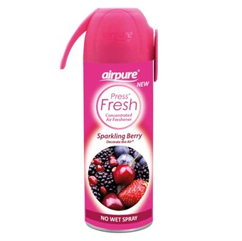 AirPure Luftfrisker - Manuel Dispenser - Sparkling Berry - Duft af Friske Bær - 180 ml