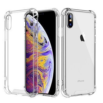 Protection Silikone Cover til iPhone X / XS  - Transparent