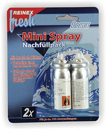 Reinex - Mini Air Freshener Refill - 2 x 10 ml - Ocean