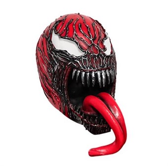 The Venom - Let There Be Carnage Maske - Skræmmende Latex Masks For Halloween - Voksen