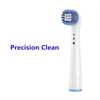 Løse Børstehoveder til Braun Oral-B Elektrisk Tandbørste - 4 stk - Precision Clean