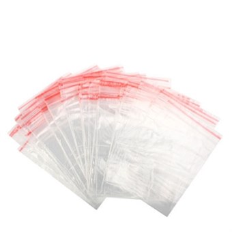 9 x 13 cm Lynlåsposer - Selvlukkende Plastikposer - "Pølsemandsposer" - Zip Lock Poser - Smykkeposer