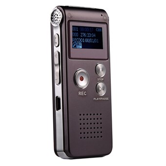 SK-012 8 GB Voice Recorder USB Professionel Diktafon - Digital Audio med WAV MP3 Player - VAR Funktion