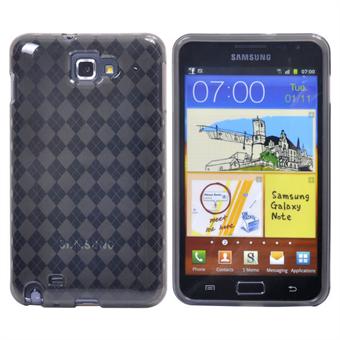 Silikone Cover til Samsung Galaxy Note (Sort)