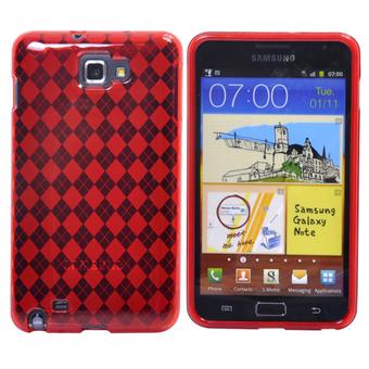 Silikone Cover til Samsung Galaxy Note (Rød)