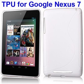 S-line Silikone - Google Nexus 7 (Hvid)
