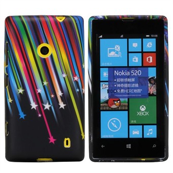 Motiv Silikone Cover til Lumia 520 (Techno)