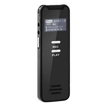 K603 Mini Monochrome LCD Håndholdt Voice Recorder, - 8G - Understøtter TF Card 