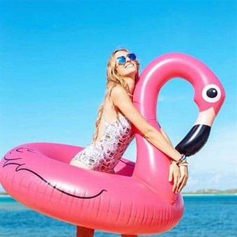 Flamingo Badering - Strandlegetøj - Badedyr