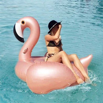 Strandlegetøj - Badedyr - Flamingo Badering