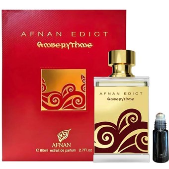Afnan Amberythme - Extrait de Parfum - Roll On - 5 ml