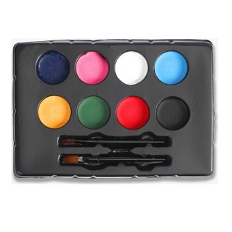 Billig Ansigtsmaling til Børnefødselsdage og Karneval 15 farver