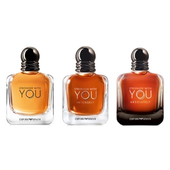 Mest Købte Armani Stronger With You Parfume Kollektion - 3 Duftprøver (2 ML)