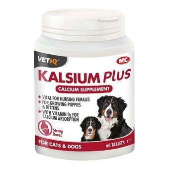Tilskud og vitaminer Planet Line Kalsium Plus 60 enheder