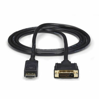 DisplayPort til DVI-mellemstik Startech DP2DVI2MM6           (1,8 m) Sort 1.8 m