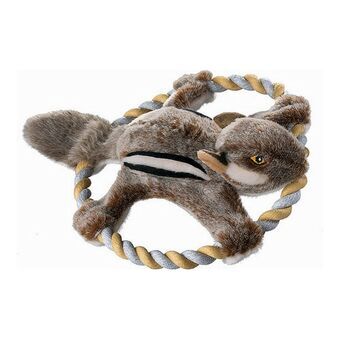 Plush legetøj til hunde Hunter Wildlife Train Med streng Egern (30 cm)
