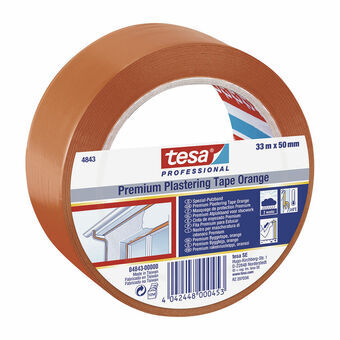 Isoleringstape TESA Revoco Premium 4843 Orange Naturgummi PVC (33 m x 50 mm)