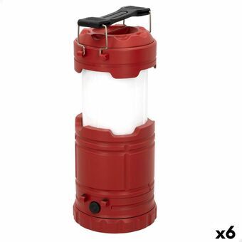 LED-lanterne Aktive Rød Camping (6 enheder)
