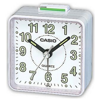 Analogt vækkeur Casio TQ-140-7DF Hvid Plastik (57 x 57 x 33 mm)