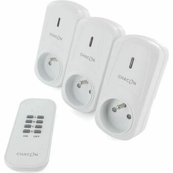 Socket set with remote control Chacon   (3 enheder)