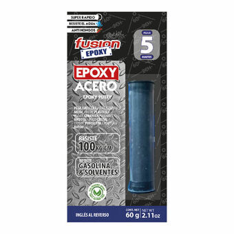 Epoxy putty Fusion Epoxy Black Label Pl60e5a Stål 60 g