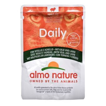 Kattemad Almo Nature Nature Daily Oksekød Lam 70 L 70 g