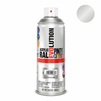 Spraymaling Pintyplus Evolution P150 300 ml Sølvfarvet
