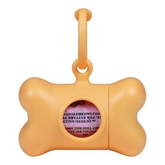 Kæledyr posebeholder United Pets Bon Ton Nano Classic Hund Orange Genbrugt plastik (6 x 3 x 4 cm)