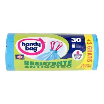 Affaldsposer Handy Bag Albal Afvisende Dryppe 30 L (18 uds)