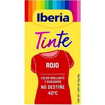 Tøjfarve Tintes Iberia 20 g Rød 40º C