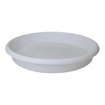 Underskål til potte Plastiken Hvid Ø 30 cm polypropylen