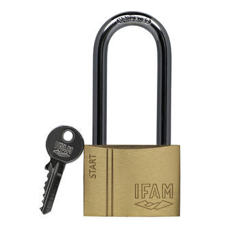 Nøgle hængelås IFAM SR50AL Længde Kobber Stål 1,38 x 4,78 x 3,5 cm