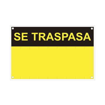Skilt Normaluz Se Traspasa PVC (35 x 45 cm)