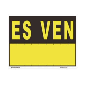 Skilt Normaluz Es Ven PVC (35 x 45 cm)