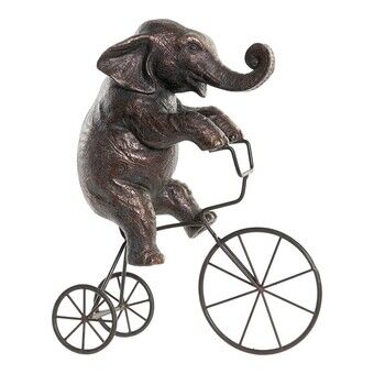 Dekorativ figur DKD Home Decor Metal Harpiks Elefant (30 x 12 x 37 cm)