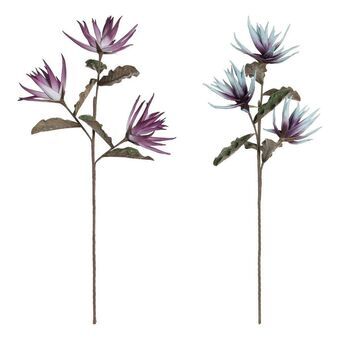 Dekorative Blomster DKD Home Decor Blå EVA (Ethylvynilacetat) Syren (2 pcs) (25 x 25 x 97 cm)