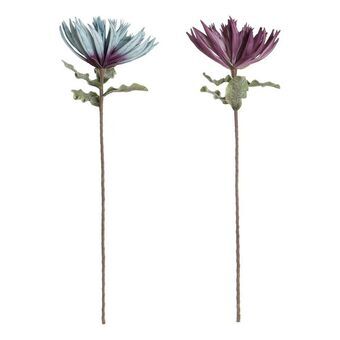 Dekorative Blomster DKD Home Decor Blå EVA (Ethylvynilacetat) Syren (2 pcs) (25 x 25 x 83 cm)