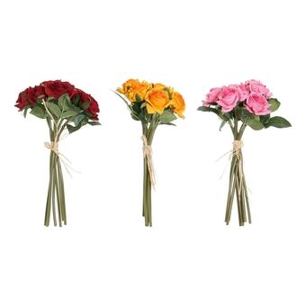 Dekorative Blomster DKD Home Decor Klæde Polyetylen (3 pcs) (18 x 18 x 35 cm)