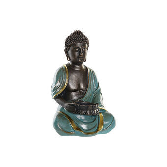 Dekorativ figur DKD Home Decor Harpiks Buddha (15.8 x 13 x 23.5 cm)