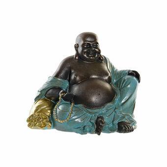 Dekorativ figur DKD Home Decor Harpiks Orientalsk Buddha
