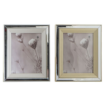 Fotoramme DKD Home Decor Krystal Sølvfarvet Gylden PS (29 x 2 x 34 cm) (2 enheder)
