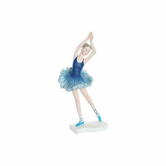 Dekorativ figur DKD Home Decor Blå Romantisk Ballet ballerina 11 x 6 x 23 cm