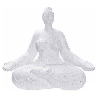 Dekorativ figur DKD Home Decor Harpiks Yoga (27.5 x 15 x 24 cm)