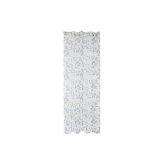 Gardin DKD Home Decor Blå Polyester Hvid (140 x 270 cm)