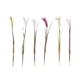 Dekorativ blomst DKD Home Decor Siv Klæde PE (12 x 12 x 90 cm) (6 enheder)