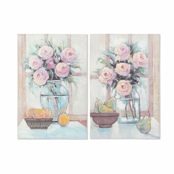 Maleri DKD Home Decor Vase (60 x 2,5 x 90 cm) (2 enheder)