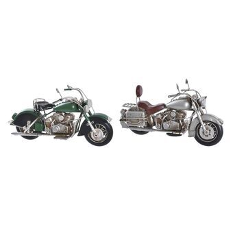 Dekorativ figur DKD Home Decor Motorcykel (27,5 x 11 x 15 cm) (2 enheder)