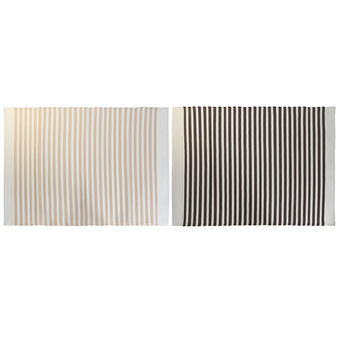 Tæppe DKD Home Decor Beige Brun Hvid polypropylen (150 x 210 x 1 cm) (2 enheder)